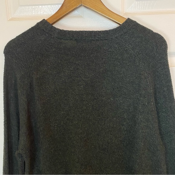 Smartwool Mens Large Merino wool blend green crew neck layering sweater size - Picture 11 of 16